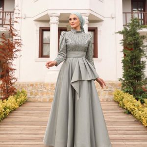 Tesettür Abiye Modelleri-021